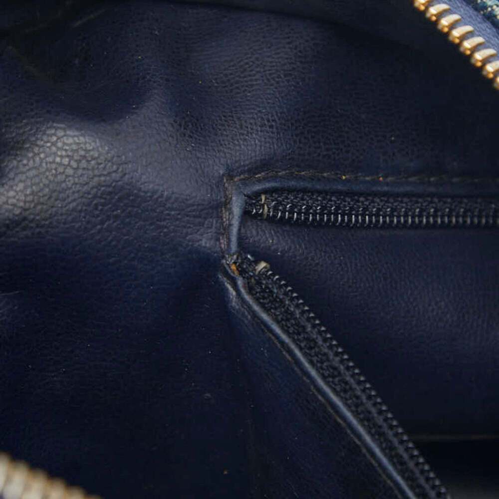 CHANEL Blue Logo Pouch - Picture 9 of 12